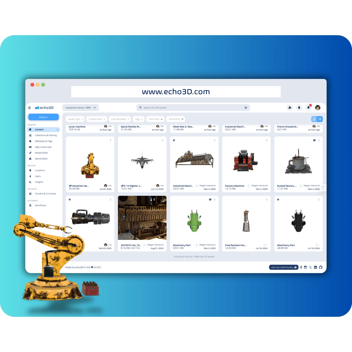 Manage, Stream, and Optimize 3D Assets Across Your Enterprise