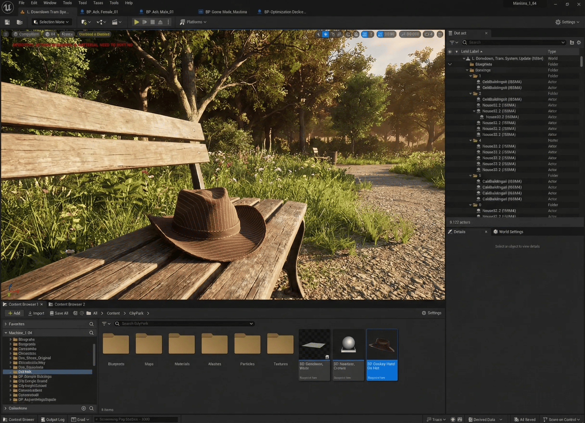 3D assets in Unreal Engine