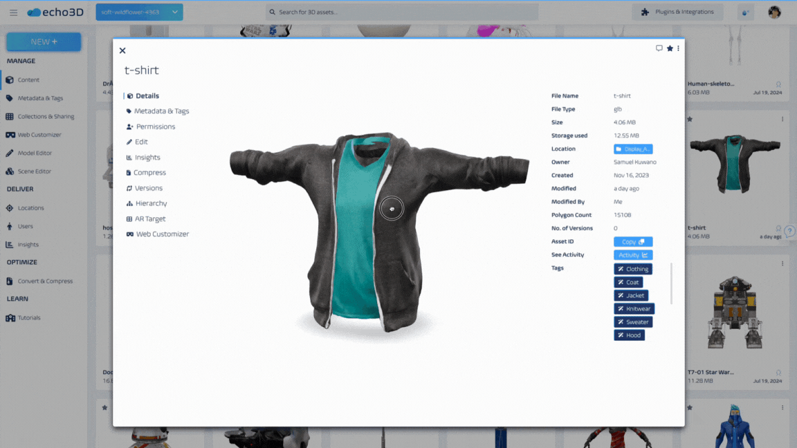 Upgrade Your Existing DAM with 3D Support from echo3D