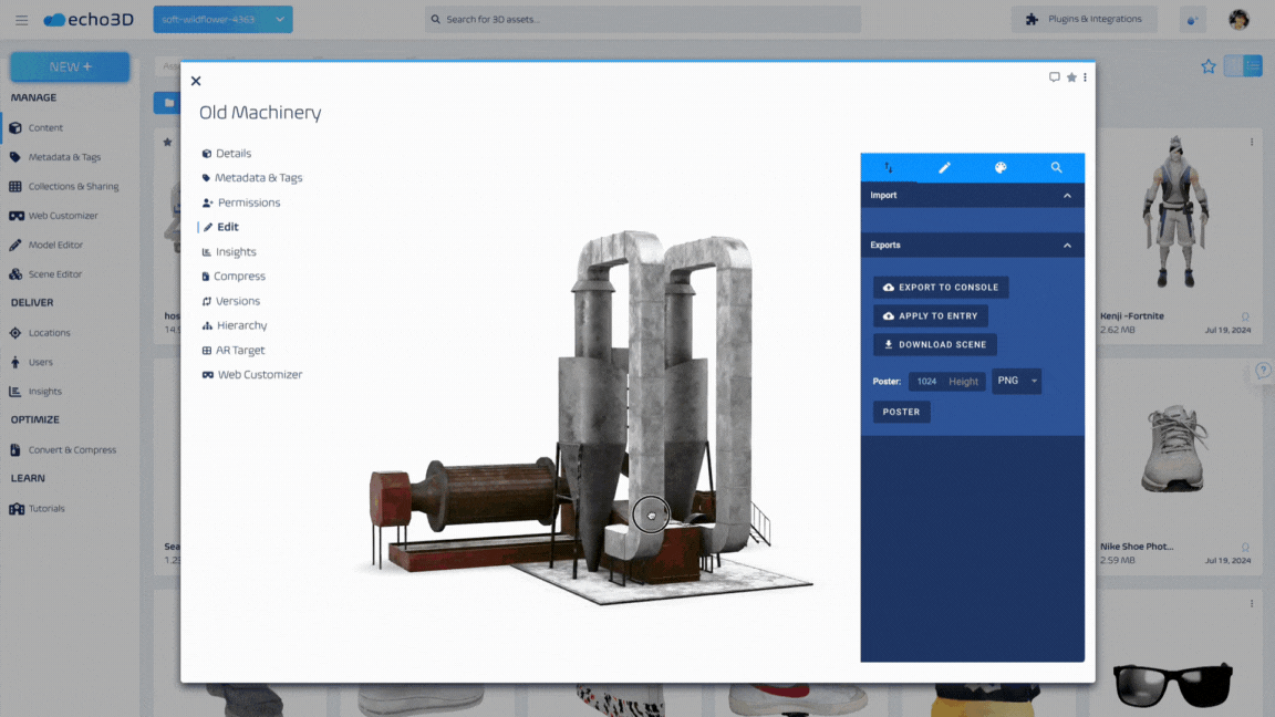 Spatial Asset Management for Enterprises - echo3D | 3D Digital Asset ...