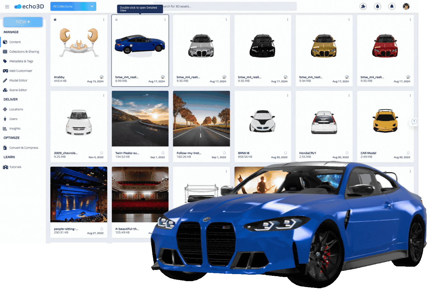 echo3D 3D Digital Asset Management