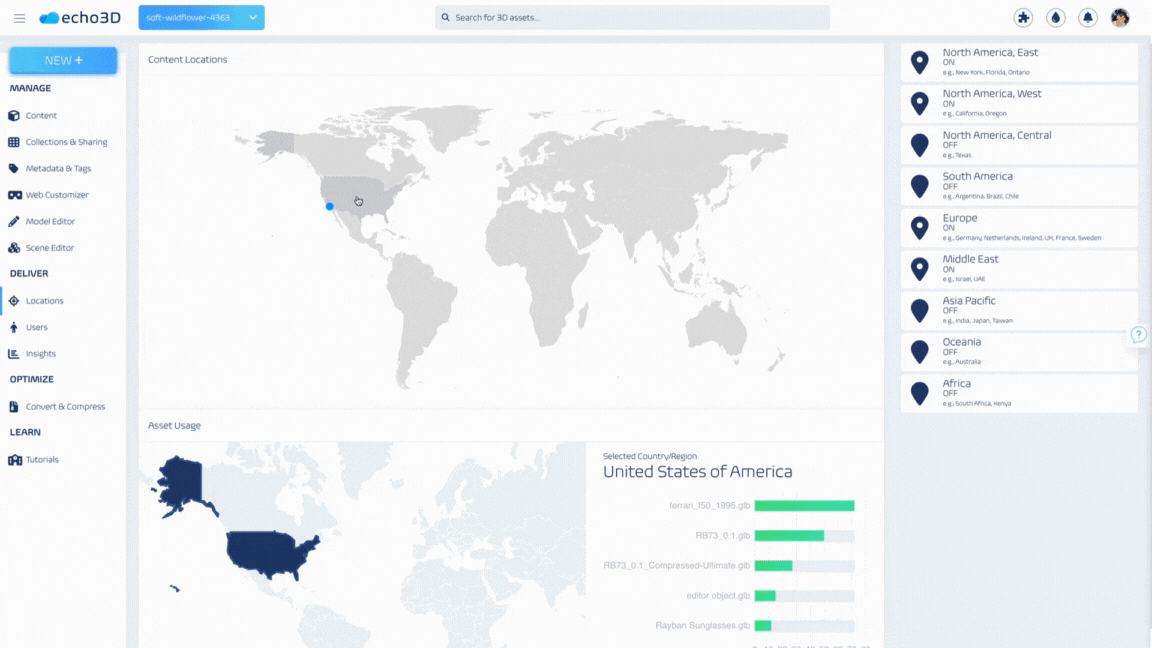 echo3D 3D Digital Asset Management - Full API Access